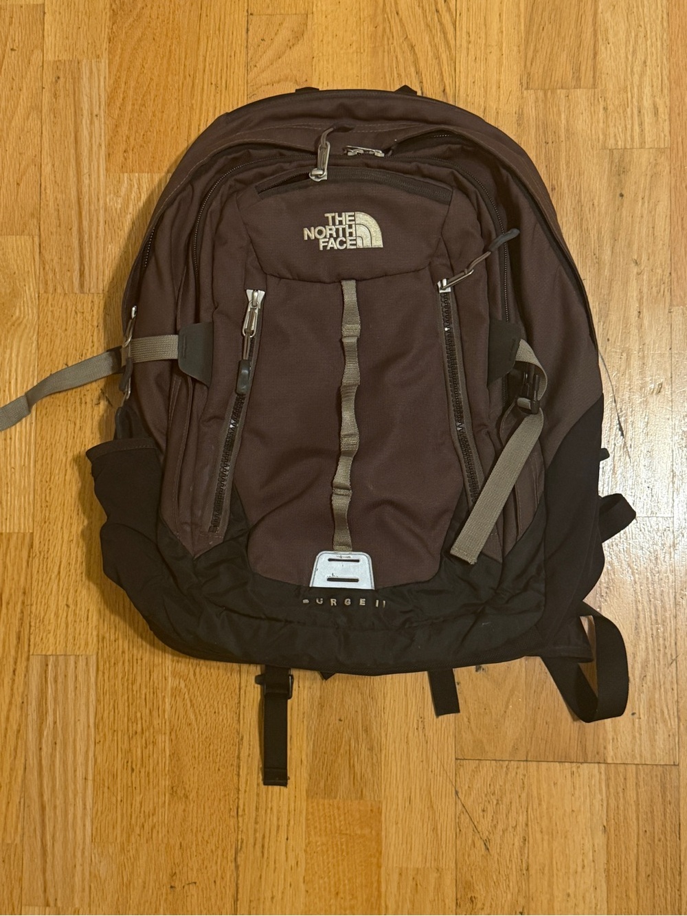 The North Face Surge II Brown & Black